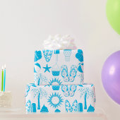 Summertime-Icons Geschenkpapier