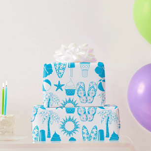 Summertime-Icons Geschenkpapier
