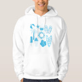 Summertime-Icons Hoodie (Vorderseite)