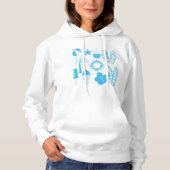Summertime-Icons Hoodie (Vorderseite)