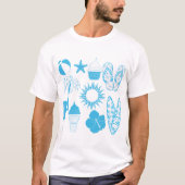Summertime-Icons T-Shirt (Vorderseite)