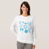 Summertime Icons Womens Long Sleeve T-Shirt (Vorne ganz)