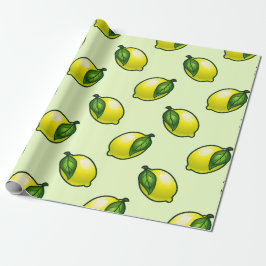 Summertime Lemon Geschenkpapier