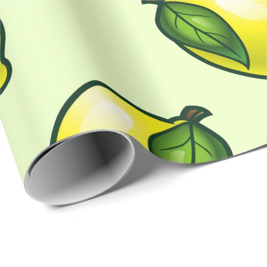 Summertime Lemon Geschenkpapier (Rolleneckpunkt)