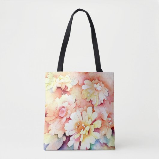 Summertime Pastel Floral Tasche (Vorderseite)