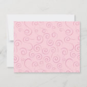 Summertime Picnic Watermelon Fruchtsäfte Rosa Wirb Einladung (Rückseite)