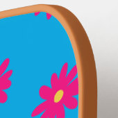 Summertime Pink Blume Pickleball Paddel Pickleball Schläger (Linke Seite)