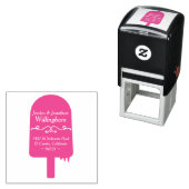 Summertime Popsicle Rücksendeadresse Briefmarke Permastempel (Beispiel)