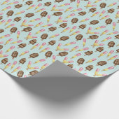 Summertime-Popsiv-Leckereien Geschenkpapier (Ecke)