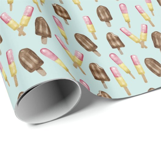 Summertime-Popsiv-Leckereien Geschenkpapier (Rolleneckpunkt)