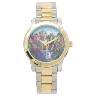 Summertime Reading Armbanduhr