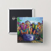 Summertime Reading Button (Vorne & Hinten)