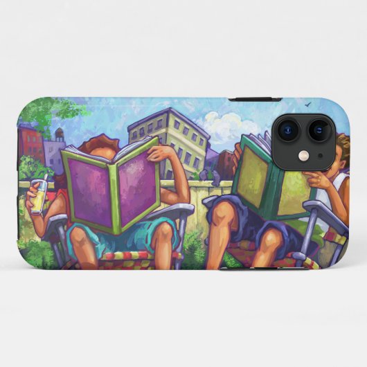 Summertime Reading Case-Mate iPhone Hülle (Rückseite (Horizontal))