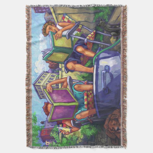 Summertime Reading Decke (Vorderseite Vertikal)