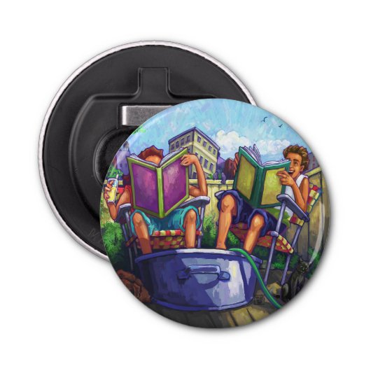 Summertime Reading Flaschenöffner (Vorderseite)