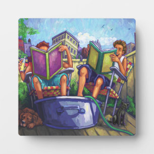 Summertime Reading Fotoplatte