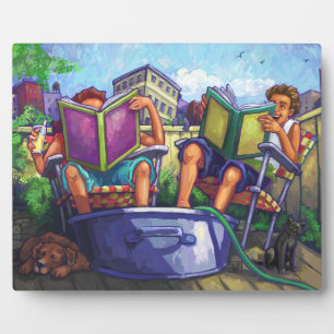 Summertime Reading Fotoplatte