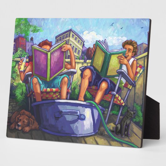 Summertime Reading Fotoplatte (Seite)