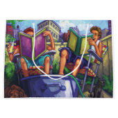 Summertime Reading Große Geschenktüte (Vorderseite)