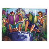 Summertime Reading Große Geschenktüte (Rückseite)