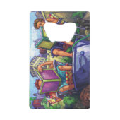 Summertime Reading Kreditkarten Flaschenöffner (Vorderseite)