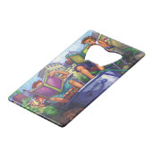 Summertime Reading Kreditkarten Flaschenöffner (Vorderseite Schrägansicht)