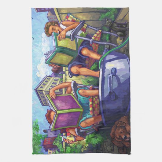 Summertime Reading Küchentuch (Vertikal)