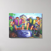 Summertime Reading Leinwanddruck (Vorderseite)