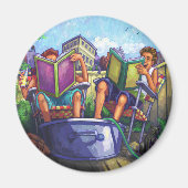 Summertime Reading Magnet (Vorne)