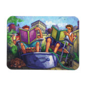 Summertime Reading Magnet (Horizontal)