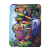 Summertime Reading Magnet (Vertikal)