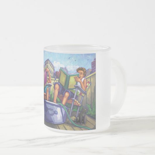 Summertime Reading Mattglastasse (VorderseiteRechts)