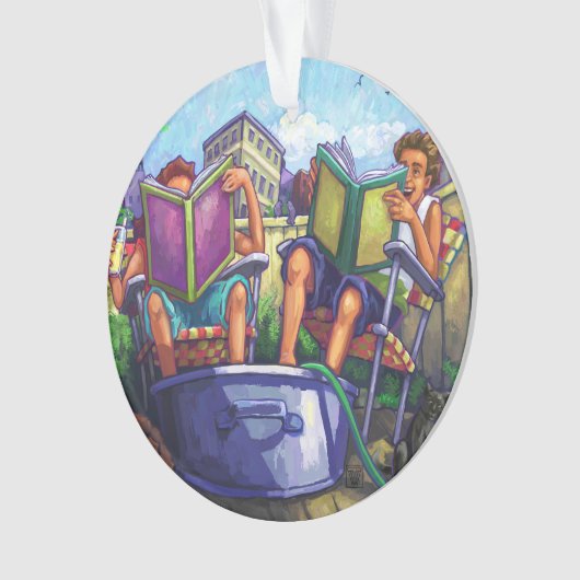 Summertime Reading Ornament (Vorderseite)