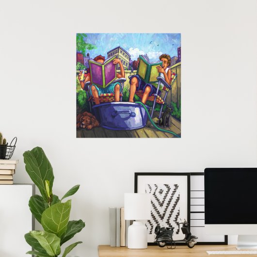 Summertime Reading Poster (Heimbüro)