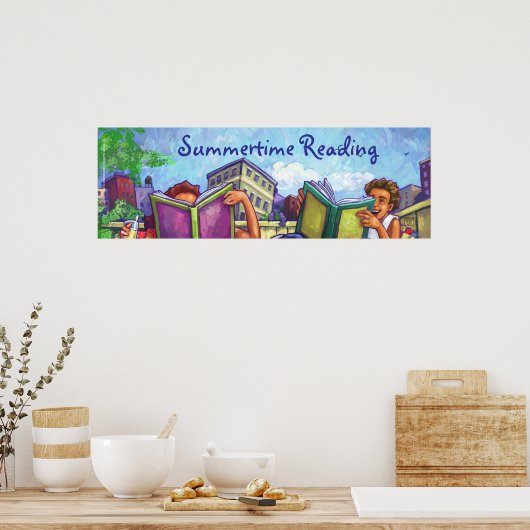 Summertime Reading Poster (Küche)