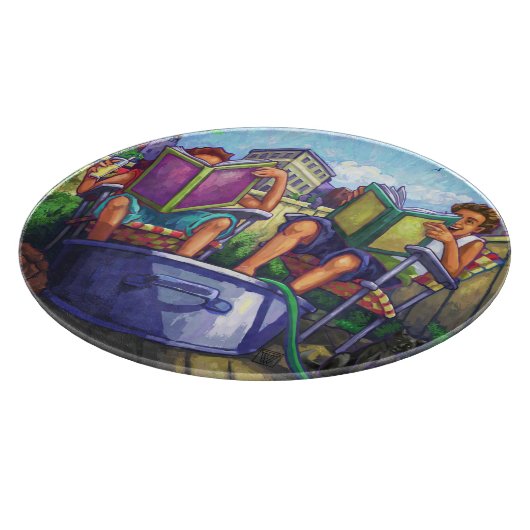 Summertime Reading Schneidebrett (Ecke)