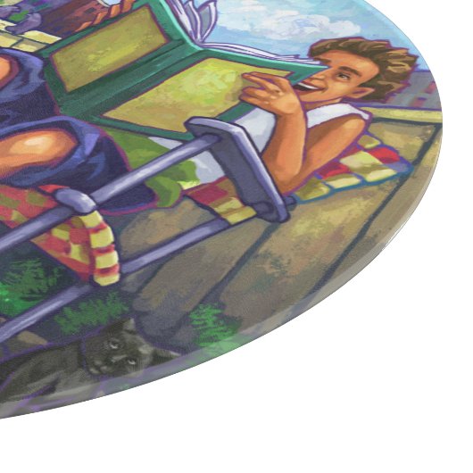 Summertime Reading Schneidebrett (Ecke)