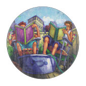 Summertime Reading Schneidebrett (Vorderseite)