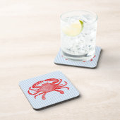 Summertime Seafood Crab Picnic Untersetzer (Rechte Seite)