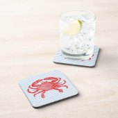 Summertime Seafood Crab Picnic Untersetzer (Rechte Seite)