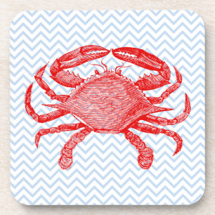 Summertime Seafood Crab Picnic Untersetzer