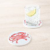 Summertime Seafood Crab Picnic Untersetzer (Seite)