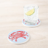 Summertime Seafood Crab Picnic Untersetzer (Seite)