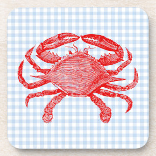 Summertime Seafood Crab Picnic Untersetzer