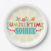 Summertime Soiree Paper Plate Pappteller (Vorderseite)