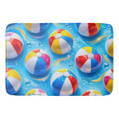 Summertime splash beach ball prem badematte (Vorderseite)