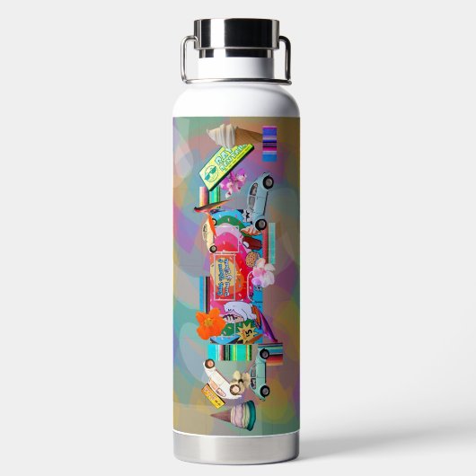 Summertime Water Bottle Trinkflasche (Rückseite)
