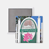 Summerville, Charleston, South Carolina, Magnet (Vorderseite/Rückseite)