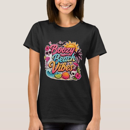 SummerWeen Alkoholisches Strandfeeling T-Shirt (Vorderseite)