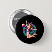 Summerween Beach Ll Button-up Y HexenHalloween Mag Button (Vorne & Hinten)